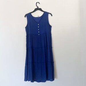 Soft electric blue dress